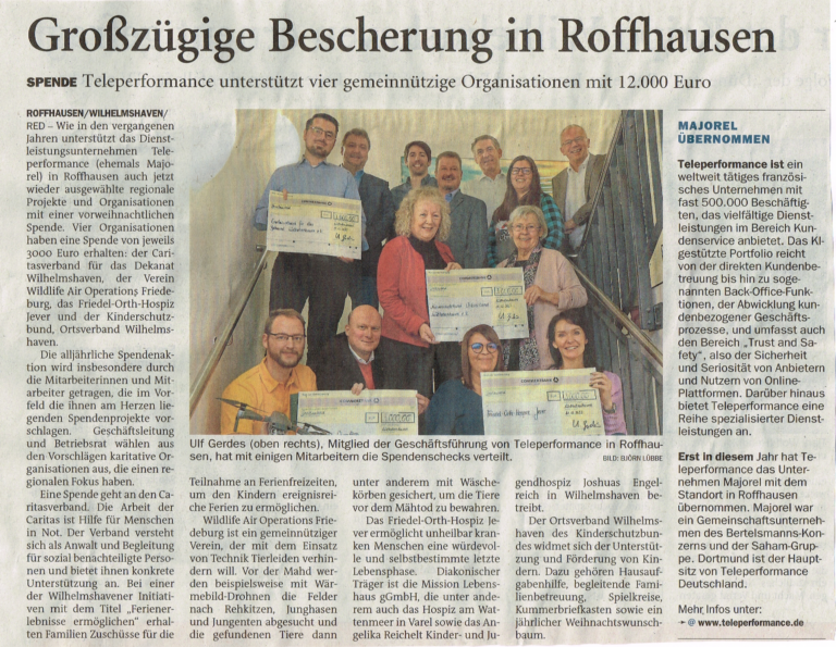 Bescherung in Roffhausen WZ 10.12.2023